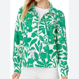 NEW Eleni UPF50 Pullover fiddle leaf green escape plan small